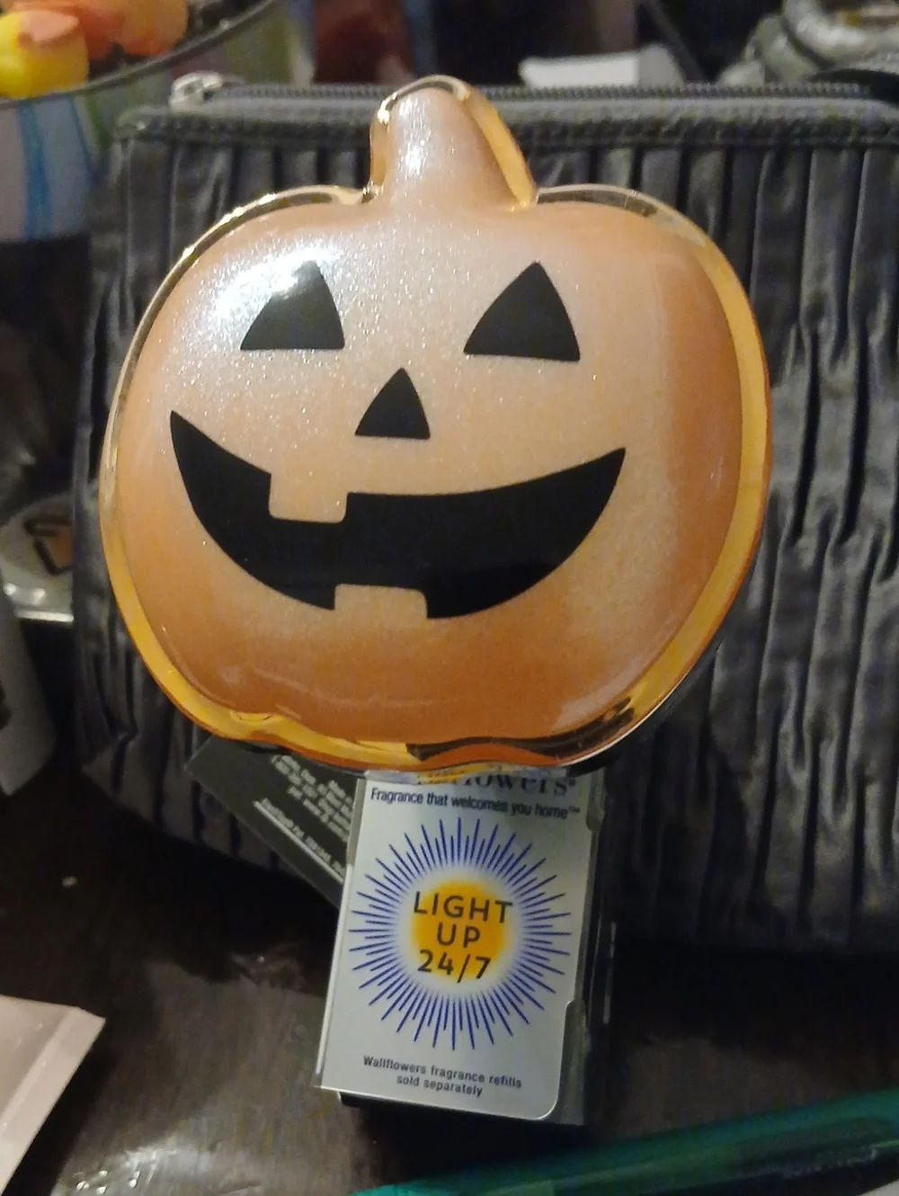 6Bath & Body Works Orange Jack-O'-Lantern Plug-In Nightlight Wallflower New
